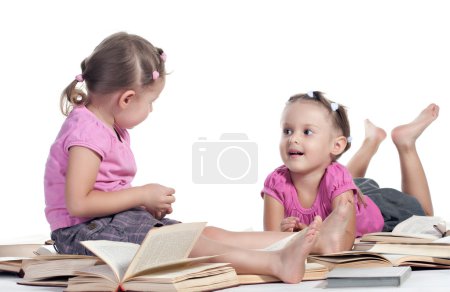 Little twins and books