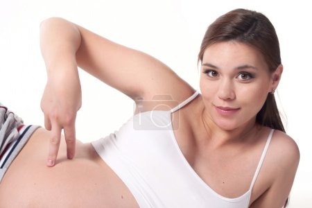 Pregnant woman fitness