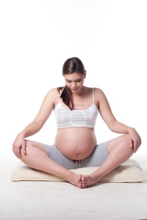 Pregnant woman fitness
